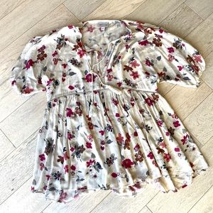Flowy, flower print tunic from Vici dolls